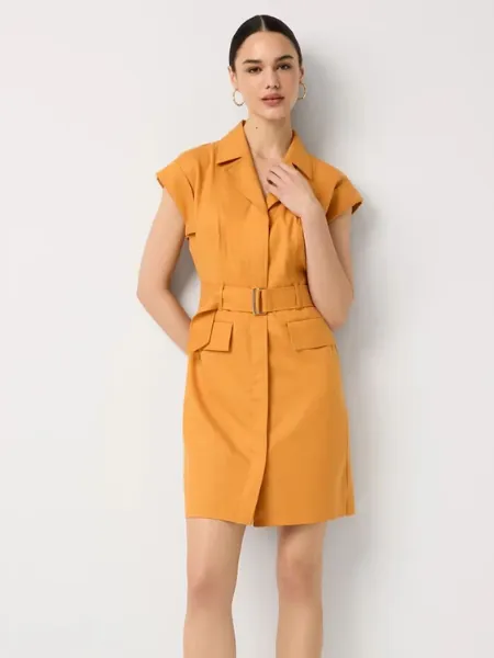 Petite Cargo Shirt Dress